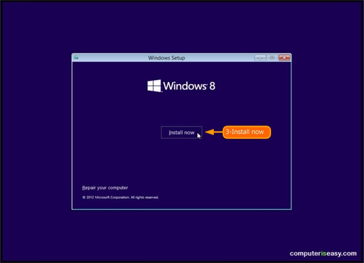 วิธีติดตั้ง Windows 8 อย่างละเอียด